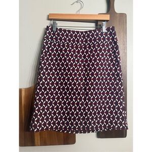 Ann Taylor geometric print skirt size 0
